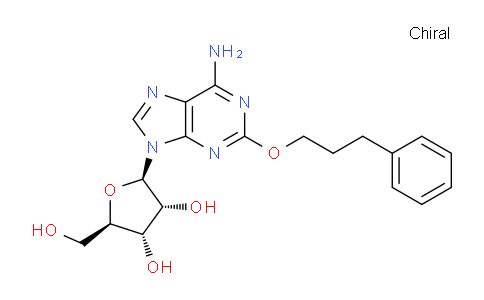 CAS No. 131865-80-0, (2R,3R,4S,5R)-2-(6-Amino-2-(3-phenylpropoxy)-9H-purin-9-yl)-5-(hydroxymethyl)tetrahydrofuran-3,4-diol
