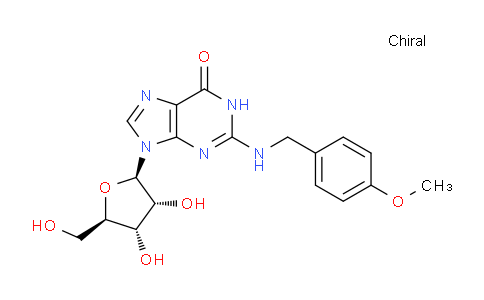 CAS No. 78907-25-2, 9-((2R,3R,4S,5R)-3,4-Dihydroxy-5-(hydroxymethyl)tetrahydrofuran-2-yl)-2-((4-methoxybenzyl)amino)-1H-purin-6(9H)-one
