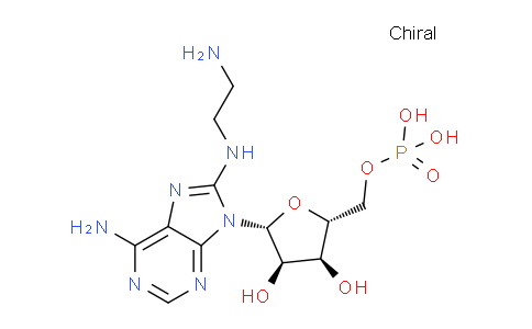 CAS No. 56878-14-9, ((2R,3S,4R,5R)-5-(6-Amino-8-((2-aminoethyl)amino)-9H-purin-9-yl)-3,4-dihydroxytetrahydrofuran-2-yl)methyl dihydrogen phosphate