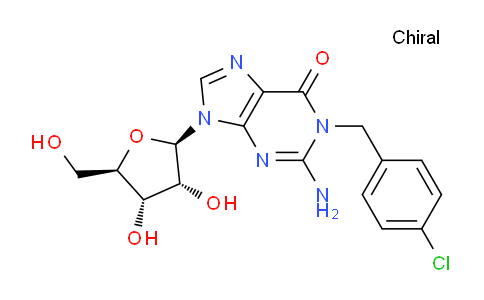 MC708425 | 88158-17-2 | 2-Amino-1-(4-chlorobenzyl)-9-((2R,3R,4S,5R)-3,4-dihydroxy-5-(hydroxymethyl)tetrahydrofuran-2-yl)-1H-purin-6(9H)-one