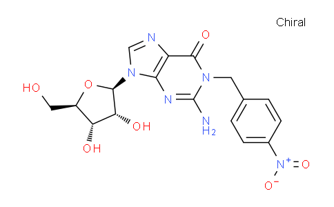 CAS No. 88158-16-1, 2-Amino-9-((2R,3R,4S,5R)-3,4-dihydroxy-5-(hydroxymethyl)tetrahydrofuran-2-yl)-1-(4-nitrobenzyl)-1H-purin-6(9H)-one