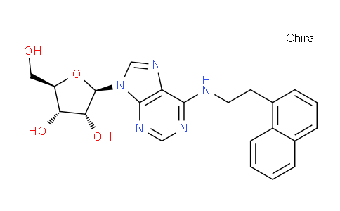 CAS No. 101565-83-7, (2R,3S,4R,5R)-2-(Hydroxymethyl)-5-(6-((2-(naphthalen-1-yl)ethyl)amino)-9H-purin-9-yl)tetrahydrofuran-3,4-diol