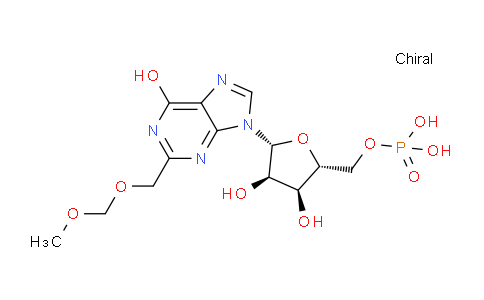 CAS No. 185378-05-6, ((2R,3S,4R,5R)-3,4-Dihydroxy-5-(6-hydroxy-2-((methoxymethoxy)methyl)-9H-purin-9-yl)tetrahydrofuran-2-yl)methyl dihydrogen phosphate