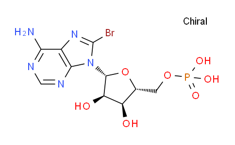 CAS No. 23567-96-6, ((2R,3S,4R,5R)-5-(6-Amino-8-bromo-9H-purin-9-yl)-3,4-dihydroxytetrahydrofuran-2-yl)methyl dihydrogen phosphate