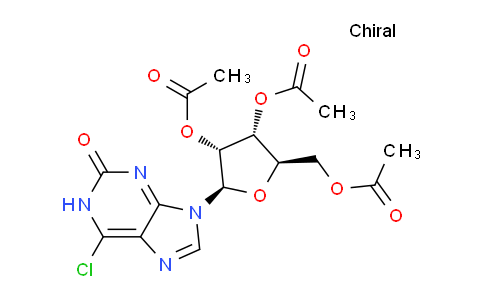 CAS No. 161923-50-8, (2R,3R,4R,5R)-2-(Acetoxymethyl)-5-(6-chloro-2-oxo-1H-purin-9(2H)-yl)tetrahydrofuran-3,4-diyl diacetate