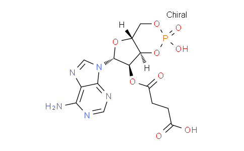 CAS No. 36940-87-1, 4-(((4AR,6R,7R,7aR)-6-(6-amino-9H-purin-9-yl)-2-hydroxy-2-oxidotetrahydro-4H-furo[3,2-d][1,3,2]dioxaphosphinin-7-yl)oxy)-4-oxobutanoic acid