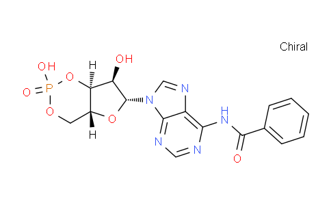CAS No. 30275-80-0, N-(9-((4AR,6R,7R,7aS)-2,7-dihydroxy-2-oxidotetrahydro-4H-furo[3,2-d][1,3,2]dioxaphosphinin-6-yl)-9H-purin-6-yl)benzamide