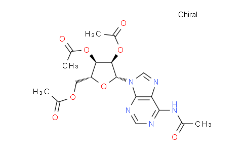 CAS No. 7387-58-8, (2R,3R,4R,5R)-2-(6-Acetamido-9H-purin-9-yl)-5-(acetoxymethyl)tetrahydrofuran-3,4-diyl diacetate