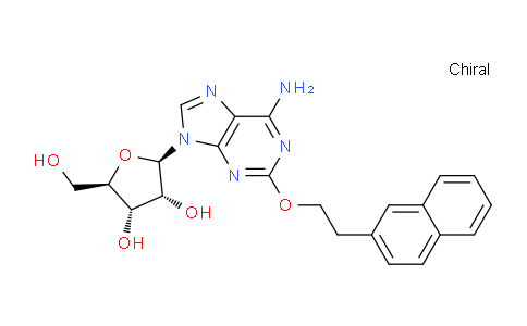CAS No. 131865-99-1, (2R,3R,4S,5R)-2-(6-Amino-2-(2-(naphthalen-2-yl)ethoxy)-9H-purin-9-yl)-5-(hydroxymethyl)tetrahydrofuran-3,4-diol