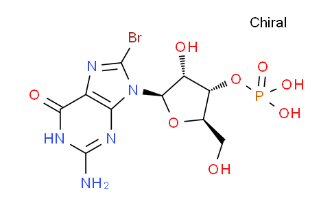 CAS No. 86808-63-1, (2R,3S,4R,5R)-5-(2-Amino-8-bromo-6-oxo-1H-purin-9(6H)-yl)-4-hydroxy-2-(hydroxymethyl)tetrahydrofuran-3-yl dihydrogen phosphate