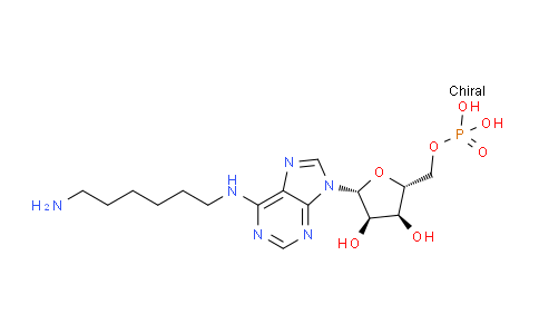 CAS No. 38198-98-0, ((2R,3S,4R,5R)-5-(6-((6-Aminohexyl)amino)-9H-purin-9-yl)-3,4-dihydroxytetrahydrofuran-2-yl)methyl dihydrogen phosphate