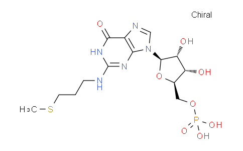 MC708496 | 688001-32-3 | ((2R,3S,4R,5R)-3,4-Dihydroxy-5-(2-((3-(methylthio)propyl)amino)-6-oxo-1H-purin-9(6H)-yl)tetrahydrofuran-2-yl)methyl dihydrogen phosphate