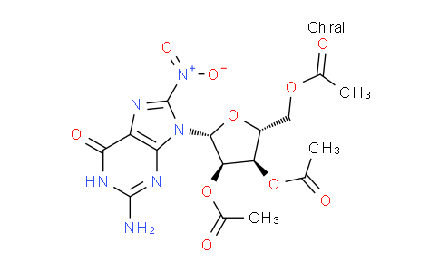 CAS No. 1096020-95-9, (2R,3R,4R,5R)-2-(Acetoxymethyl)-5-(2-amino-8-nitro-6-oxo-1H-purin-9(6H)-yl)tetrahydrofuran-3,4-diyl diacetate