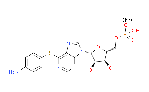 CAS No. 89705-20-4, ((2R,3S,4R,5R)-5-(6-((4-Aminophenyl)thio)-9H-purin-9-yl)-3,4-dihydroxytetrahydrofuran-2-yl)methyl dihydrogen phosphate