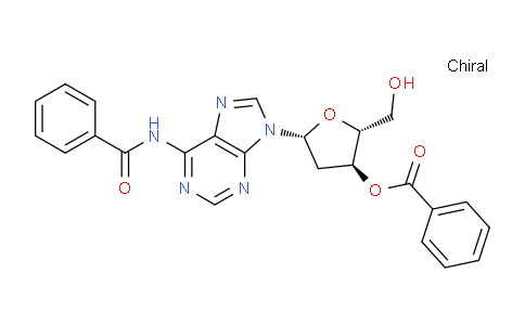 CAS No. 51549-54-3, (2R,3S,5R)-5-(6-Benzamido-9H-purin-9-yl)-2-(hydroxymethyl)tetrahydrofuran-3-yl benzoate