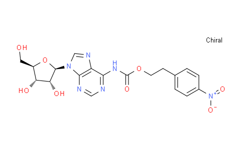 CAS No. 88121-73-7, 4-Nitrophenethyl (9-((2R,3R,4S,5R)-3,4-dihydroxy-5-(hydroxymethyl)tetrahydrofuran-2-yl)-9H-purin-6-yl)carbamate