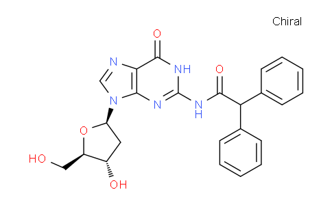 CAS No. 91288-93-6, N-(9-((2R,4S,5R)-4-Hydroxy-5-(hydroxymethyl)tetrahydrofuran-2-yl)-6-oxo-6,9-dihydro-1H-purin-2-yl)-2,2-diphenylacetamide