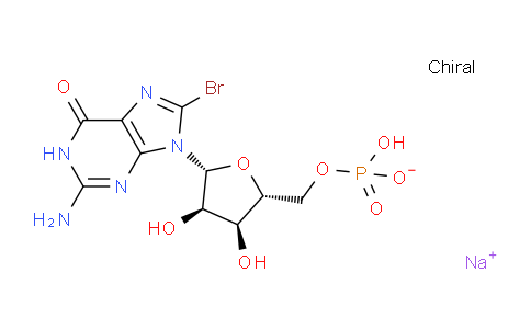 CAS No. 102213-02-5, Sodium ((2R,3S,4R,5R)-5-(2-amino-8-bromo-6-oxo-1H-purin-9(6H)-yl)-3,4-dihydroxytetrahydrofuran-2-yl)methyl hydrogenphosphate