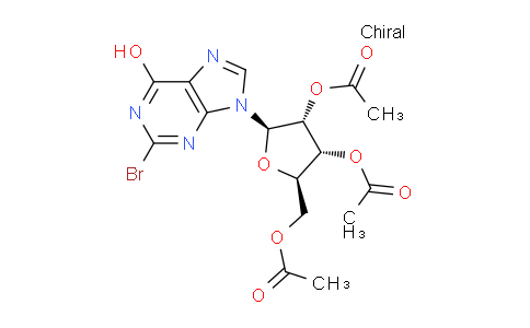 CAS No. 41623-91-0, (2R,3R,4R,5R)-2-(Acetoxymethyl)-5-(2-bromo-6-hydroxy-9H-purin-9-yl)tetrahydrofuran-3,4-diyl diacetate