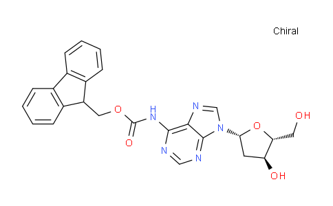 CAS No. 87424-20-2, (9H-Fluoren-9-yl)methyl (9-((2R,4S,5R)-4-hydroxy-5-(hydroxymethyl)tetrahydrofuran-2-yl)-9H-purin-6-yl)carbamate