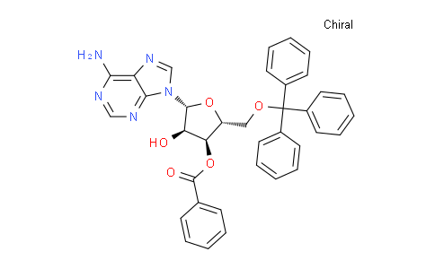 CAS No. 113297-60-2, (2R,3S,4R,5R)-5-(6-Amino-9H-purin-9-yl)-4-hydroxy-2-((trityloxy)methyl)tetrahydrofuran-3-yl benzoate