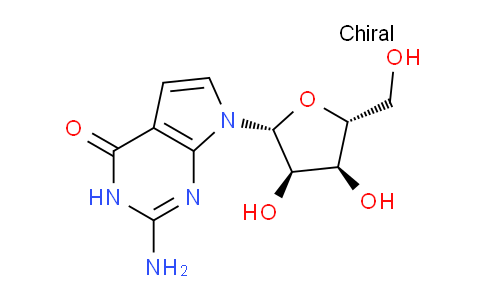 CAS No. 62160-23-0, 2-Amino-7-((2R,3R,4S,5R)-3,4-dihydroxy-5-(hydroxymethyl)tetrahydrofuran-2-yl)-3H-pyrrolo[2,3-d]pyrimidin-4(7H)-one