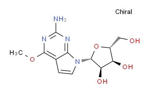 CAS No. 115479-42-0, (2R,3R,4S,5R)-2-(2-Amino-4-methoxy-7H-pyrrolo[2,3-d]pyrimidin-7-yl)-5-(hydroxymethyl)tetrahydrofuran-3,4-diol