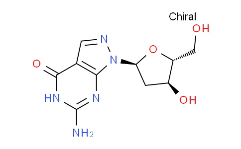 CAS No. 100644-70-0, 6-Amino-1-((2S,4S,5R)-4-hydroxy-5-(hydroxymethyl)tetrahydrofuran-2-yl)-1H-pyrazolo[3,4-d]pyrimidin-4(5H)-one