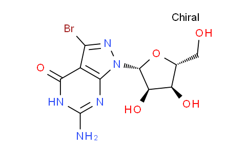 CAS No. 96555-37-2, 6-Amino-3-bromo-1-((2R,3R,4S,5R)-3,4-dihydroxy-5-(hydroxymethyl)tetrahydrofuran-2-yl)-1H-pyrazolo[3,4-d]pyrimidin-4(5H)-one