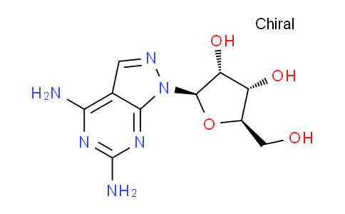 CAS No. 70421-30-6, (2R,3R,4S,5R)-2-(4,6-Diamino-1H-pyrazolo[3,4-d]pyrimidin-1-yl)-5-(hydroxymethyl)tetrahydrofuran-3,4-diol
