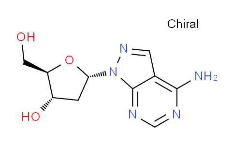 CAS No. 17318-21-7, (2R,3S,5S)-5-(4-Amino-1H-pyrazolo[3,4-d]pyrimidin-1-yl)-2-(hydroxymethyl)tetrahydrofuran-3-ol