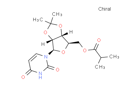 CAS No. 2346620-53-7, ((3aR,4R,6R,6aR)-6-(2,4-dioxo-3,4-dihydropyrimidin-1(2H)-yl)-2,2-dimethyltetrahydrofuro[3,4-d][1,3]dioxol-4-yl)methyl isobutyrate