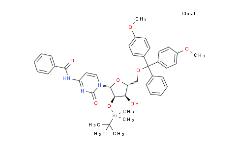 CAS No. 81256-87-3, 5'-O-DMT-2'-O-TBDMS-N-Bz-Cytidine
