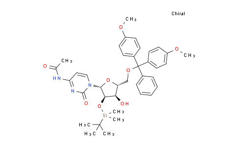CAS No. 121058-85-3, 5-O-DMT-2-O-TBDMS-N-Ac-cytidine