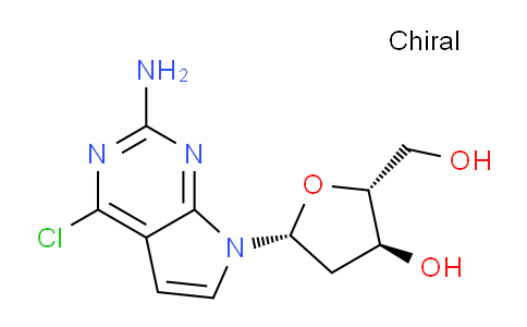 CAS No. 104291-17-0, 2-AMINO-4-CHLORO-7-(BETA-D-2-DEOXYRIBOFURANOSYL)PYRROLO-[2,3-D]PYRIMIDINE