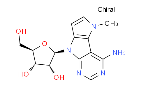 CAS No. 2180983-47-3, (2R,3R,4S,5R)-2-{12-amino-3-methyl-3,7,9,11-tetraazatricyclo[6.4.0.0²,⁶]dodeca-1(12),2(6),4,8,10-pentaen-7-yl}-5-(hydroxymethyl)oxolane-3,4-diol