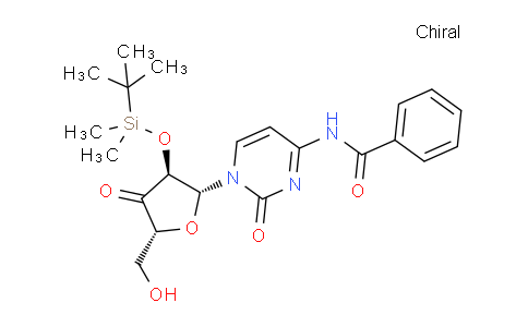CAS No. 501014-33-1, N-{1-[(2R,3S,5R)-3-[(tert-butyldimethylsilyl)oxy]-5-(hydroxymethyl)-4-oxooxolan-2-yl]-2-oxo-1,2-dihydropyrimidin-4-yl}benzamide