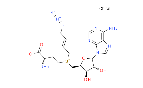 MC708667 | 1370335-24-2 | [(3S)-3-amino-3-carboxy-propyl]-[[(2S,3S,4R)-5-(6-aminopurin-9-yl)-3,4-dihydroxy-tetrahydrofuran-2-yl]methyl]-[(E)-4-azidobut-2-enyl]sulfonium