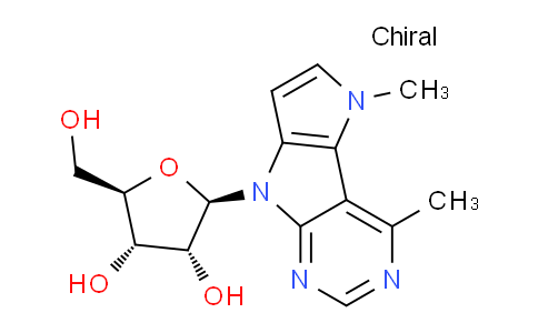 CAS No. 2180983-44-0, (2R,3R,4S,5R)-2-{3,12-dimethyl-3,7,9,11-tetraazatricyclo[6.4.0.0²,⁶]dodeca-1(12),2(6),4,8,10-pentaen-7-yl}-5-(hydroxymethyl)oxolane-3,4-diol