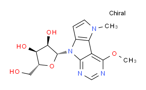 CAS No. 2180983-45-1, (2R,3S,4R,5R)-2-(hydroxymethyl)-5-{12-methoxy-3-methyl-3,7,9,11-tetraazatricyclo[6.4.0.0²,⁶]dodeca-1(12),2(6),4,8,10-pentaen-7-yl}oxolane-3,4-diol