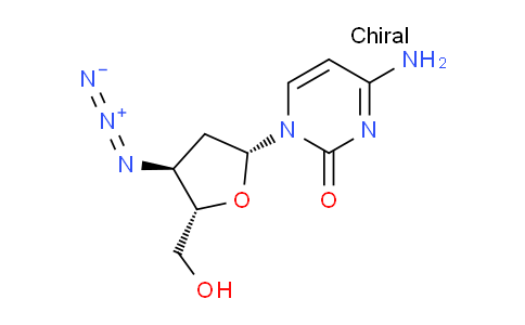 CAS No. 84472-89-9, 4-amino-1-[(2R,4S,5S)-4-azido-5-(hydroxymethyl)tetrahydrofuran-2-yl]pyrimidin-2-one