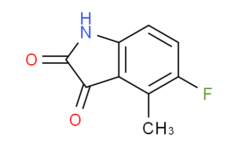 CAS No. 757982-25-5, 5-Fluoro-4-methylindoline-2,3-dione