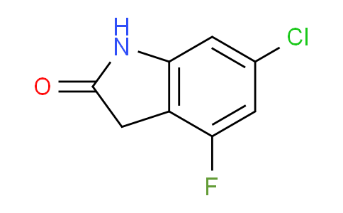 CAS No. 1309685-08-2, 6-Chloro-4-fluoroindolin-2-one