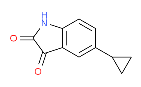 CAS No. 893738-56-2, 5-Cyclopropylindoline-2,3-dione