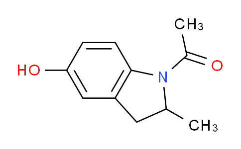 CAS No. 186792-92-7, 1-(5-Hydroxy-2-methylindolin-1-yl)ethanone