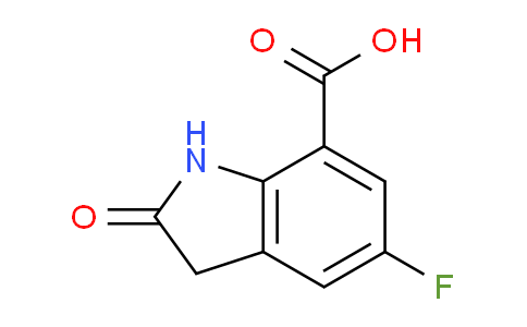 CAS No. 1225635-33-5, 5-Fluoro-2-oxoindoline-7-carboxylic acid