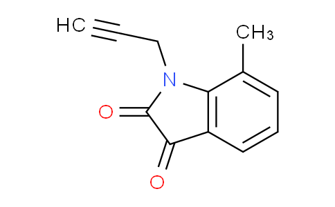 CAS No. 63725-92-8, 7-Methyl-1-(prop-2-yn-1-yl)indoline-2,3-dione
