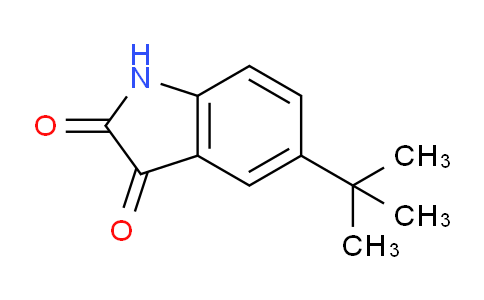 CAS No. 2475-68-5, 5-(tert-Butyl)indoline-2,3-dione