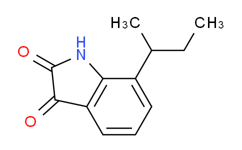 CAS No. 57817-01-3, 7-(sec-Butyl)indoline-2,3-dione