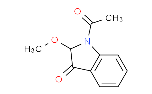CAS No. 87066-85-1, 1-Acetyl-2-methoxyindolin-3-one
